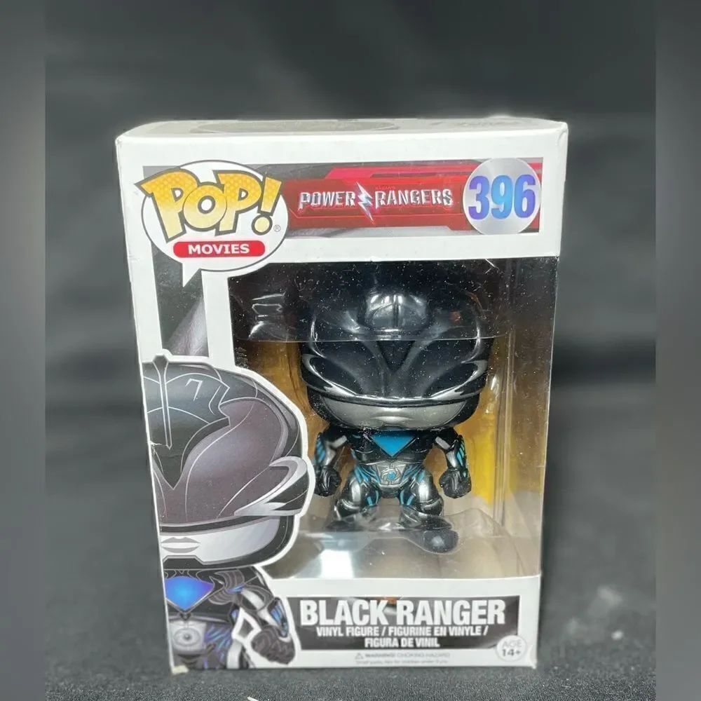NEW Funko Pop 'Movies' BLACK RANGER #396 Mighty Morphin' Power Rangers